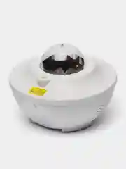 Белый ночник-светильник, проектор звездного неба с пультом и Bluetooth колонкой