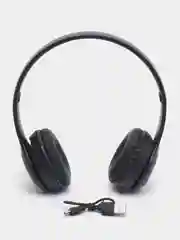 Черный беспроводные наушники 5.0, Bluetooth, с TF-картой памяти и микрофоном