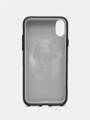 Черный чехол пластиковый на iPhone X / Xs, с рисунком