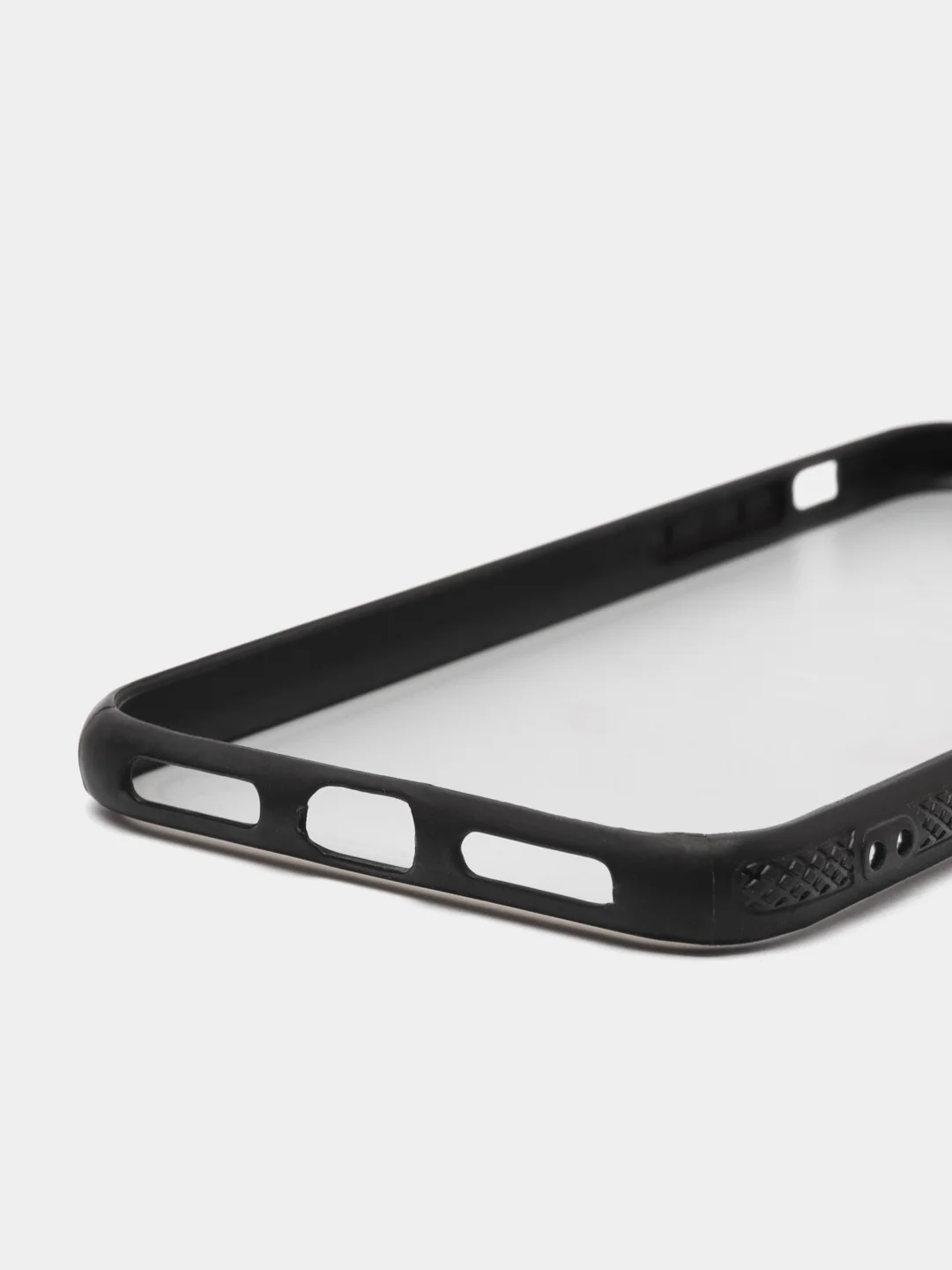 Черный чехол пластиковый на iPhone X / Xs, с рисунком