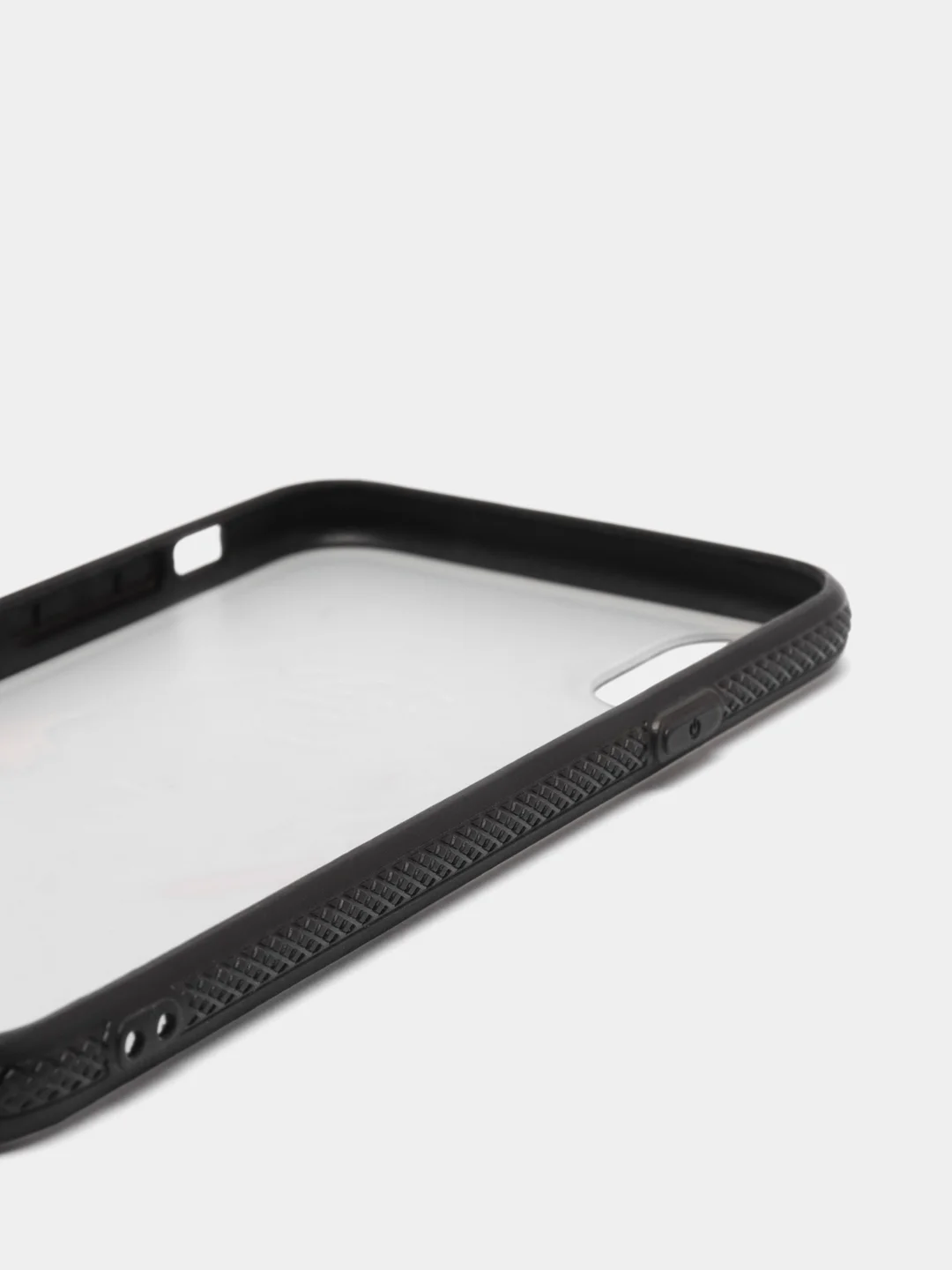 Черный чехол пластиковый на iPhone X / Xs, с рисунком
