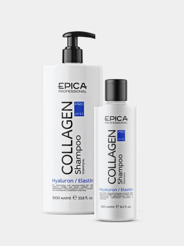 Шампунь для увлажнения и реконструкции волос Epica Collagen Pro Shampoo