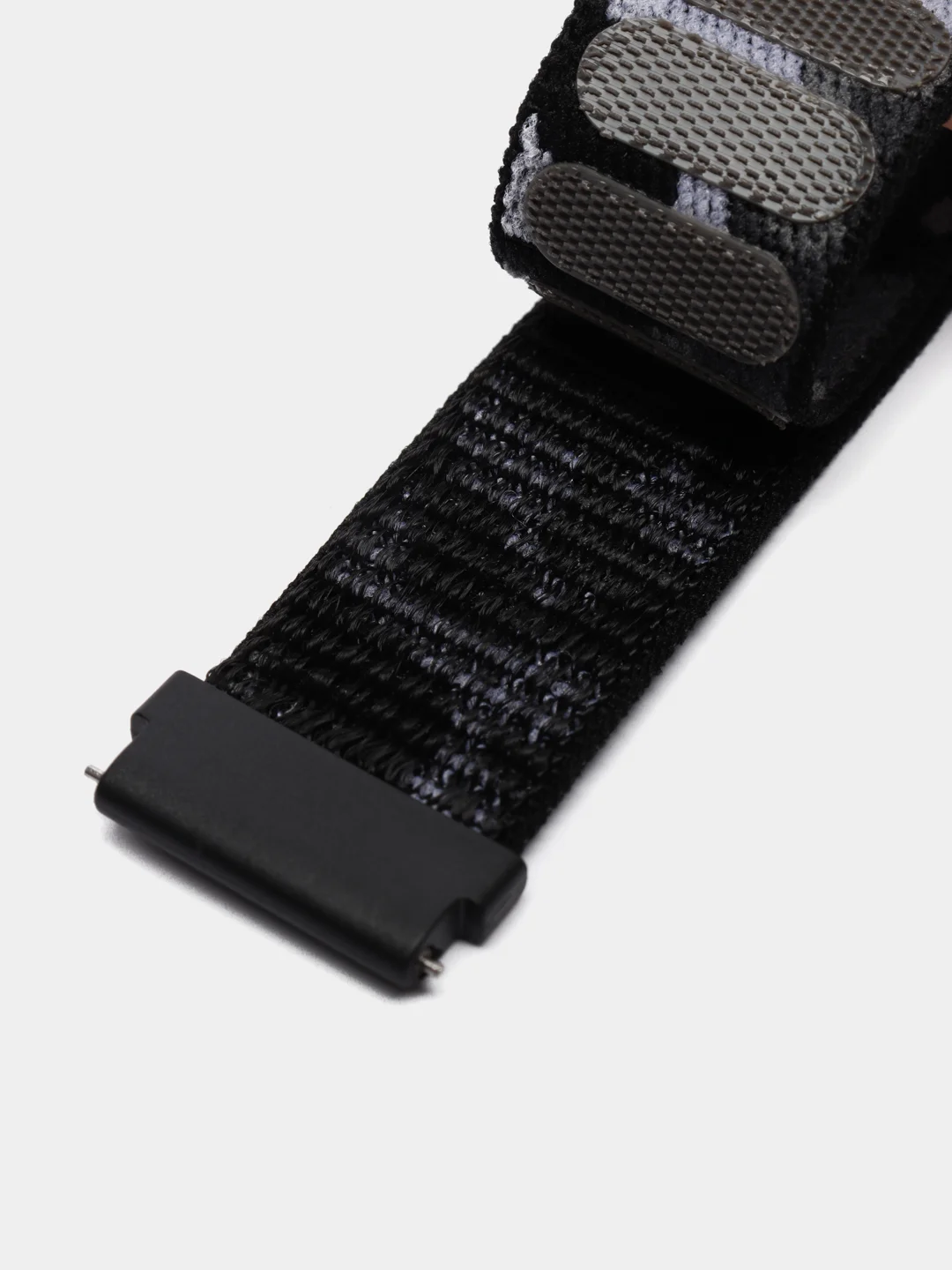Черный нейлоновый ремешок для Xiaomi Amazfit Bip, Samsung Gear, Huawei Watch, 20 / 22 мм