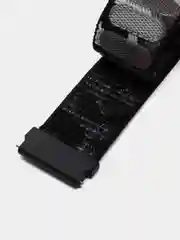 Черный нейлоновый ремешок для Xiaomi Amazfit Bip, Samsung Gear, Huawei Watch, 20 / 22 мм