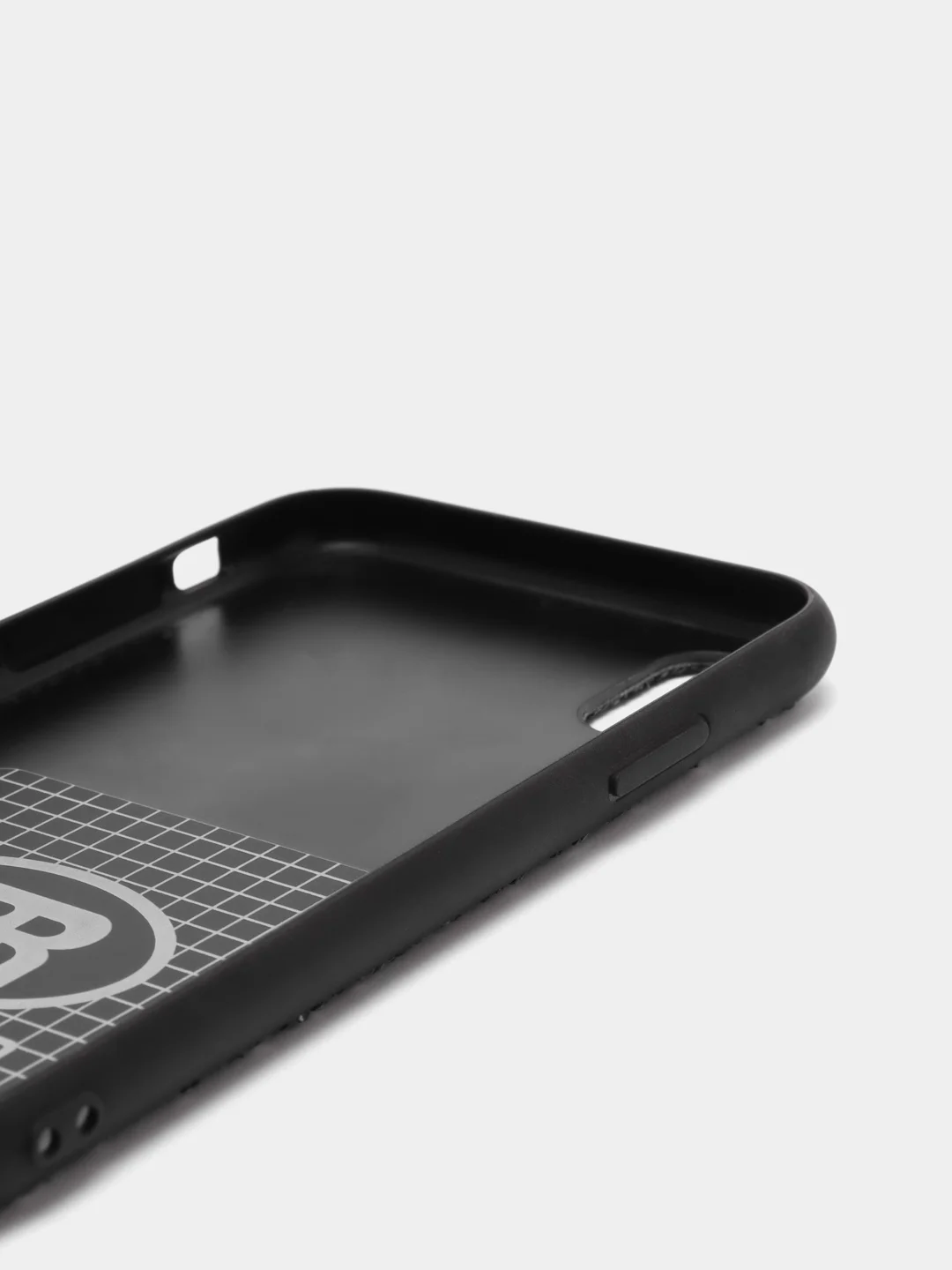 Хром чехол для iPhone X / Xs пластиковый со стразами