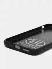 Хром чехол для iPhone X / Xs пластиковый со стразами