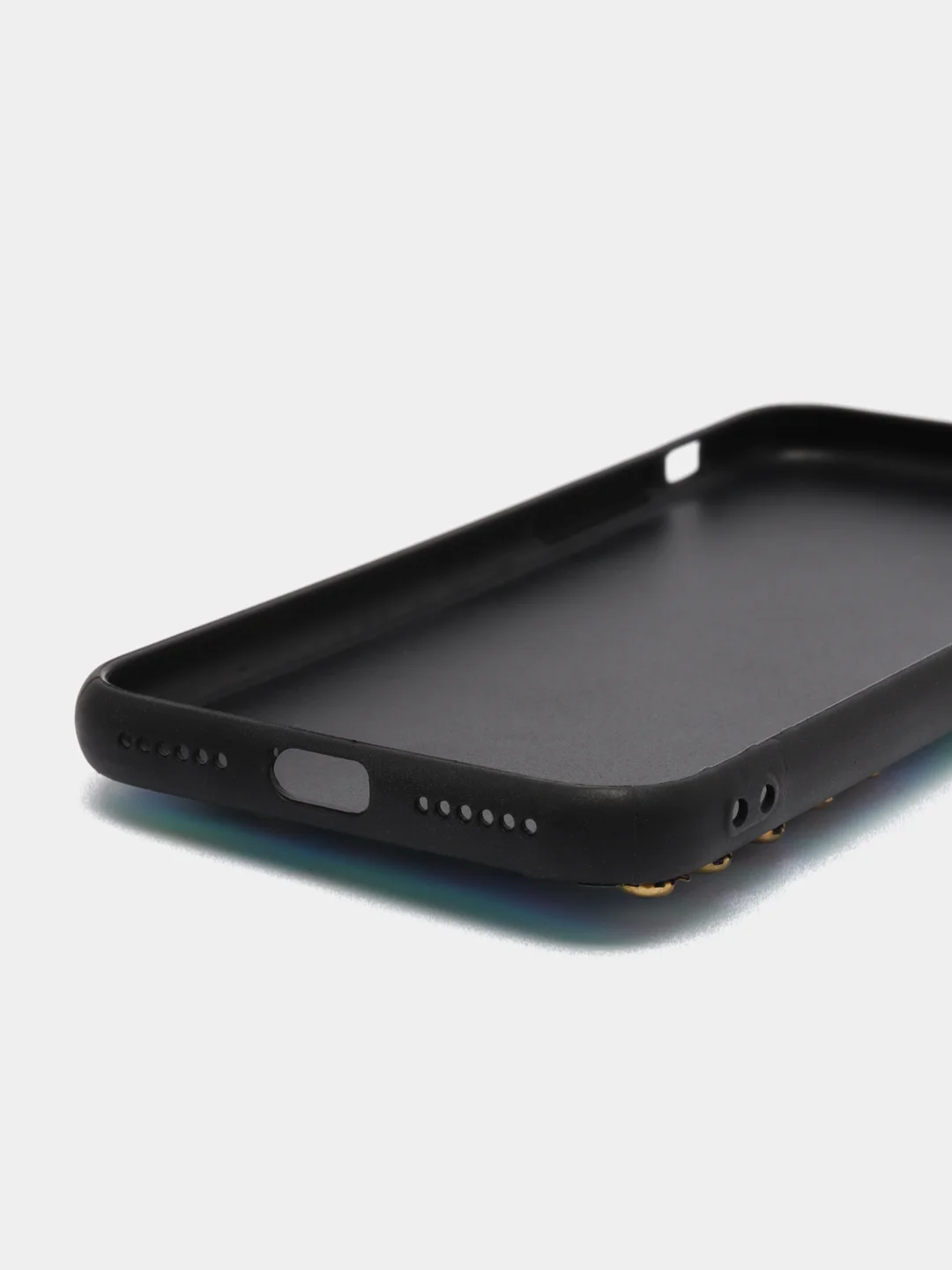 Зеленый чехол iPhone 6 / 6s / 7 / 8 / Se 2020 / 7 Plus / 8 Plus кожа,хамелеон,карман для карты