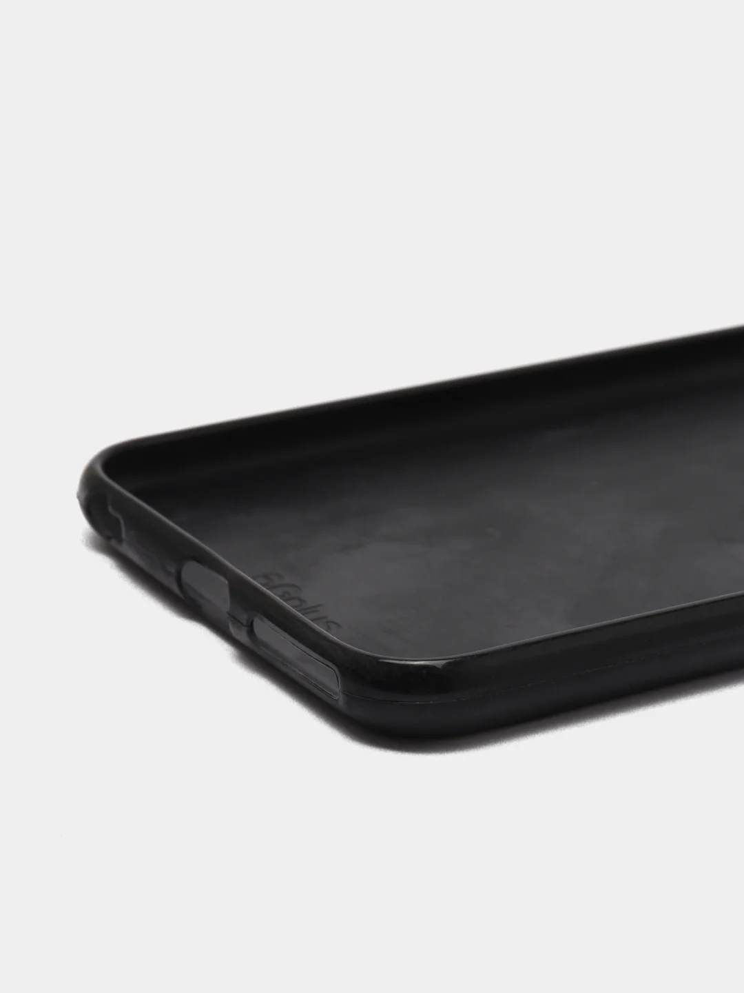 Желтый силиконовый чехол iPhone 6 Plus с рисунком галография