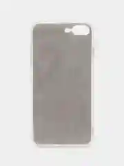 Белый чехол для iPhone 7 Plus / 8 Plus плотный виниловый с рисунком