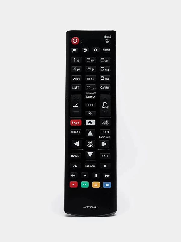 Пульт пду AKB75095312, AKB75375611 для телевизора LG с IVI и домиком