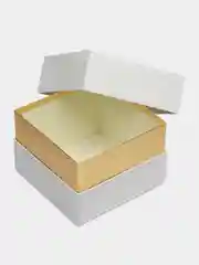 Белый подарочная коробка "Квадрат"