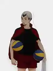 Фигурка акриловая 2D, по аниме "Волейбол!!", Шинске Кита