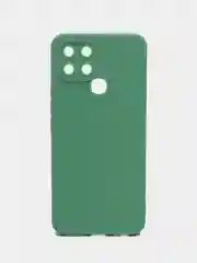 Зеленый чехол для Infinix Smart 6, силиконовый, цветной, матовый