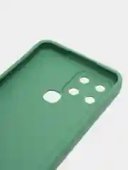 Зеленый чехол для Infinix Smart 6, силиконовый, цветной, матовый