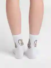 Коричневый носки мультяшные "Том и Джерри"