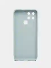 Серый металлик чехол для Infinix Smart 6, силиконовый, цветной, матовый