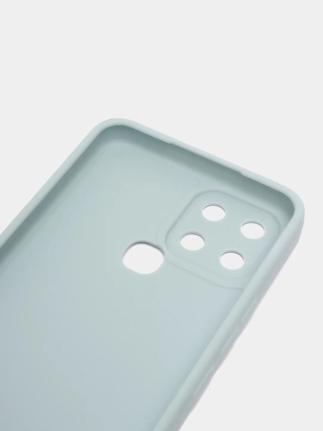 Серый металлик чехол для Infinix Smart 6, силиконовый, цветной, матовый