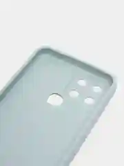 Серый металлик чехол для Infinix Smart 6, силиконовый, цветной, матовый