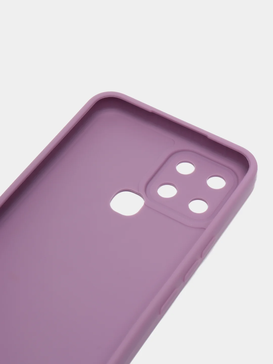 Сиреневый чехол для Infinix Smart 6, силиконовый, цветной, матовый