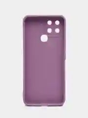 Сиреневый чехол для Infinix Smart 6, силиконовый, цветной, матовый