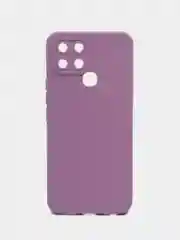 Сиреневый чехол для Infinix Smart 6, силиконовый, цветной, матовый