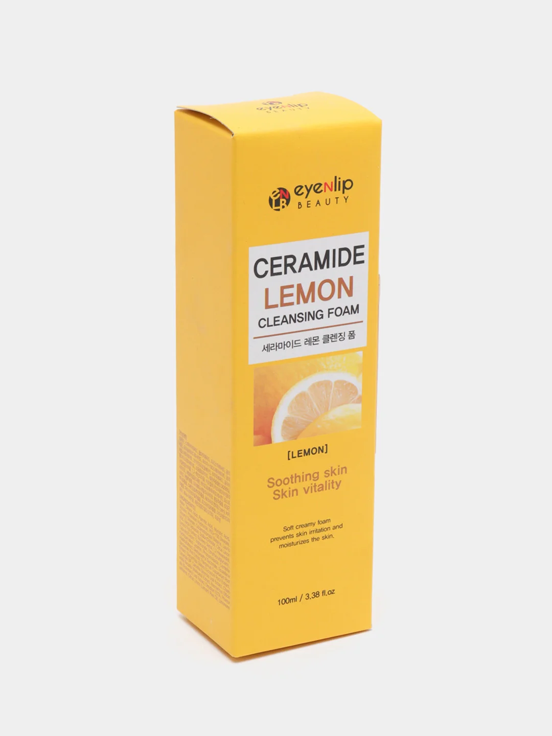 Желтый пенка для умывания Eyenlip Ceramide, с керамидами и растительными экстрактами, 100 г