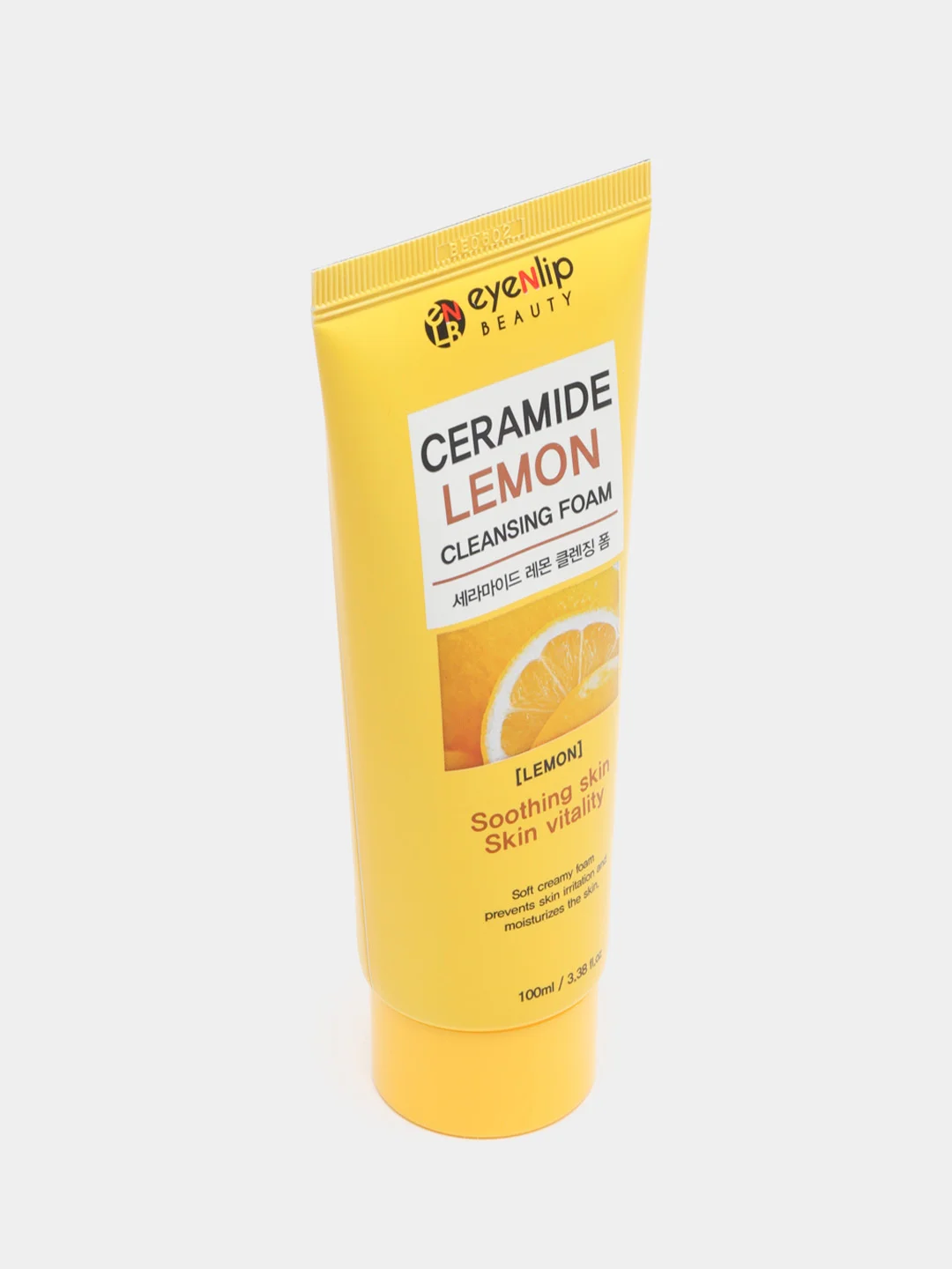 Желтый пенка для умывания Eyenlip Ceramide, с керамидами и растительными экстрактами, 100 г