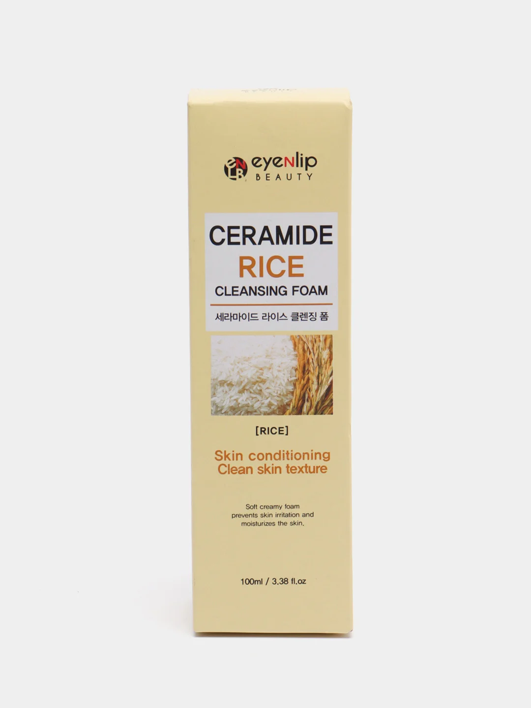 Бежевый пенка для умывания Eyenlip Ceramide, с керамидами и растительными экстрактами, 100 г