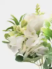 Белый искусственные цветы "Пионы и гортензии", букет