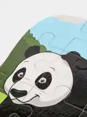 Черный пазлы деревянные