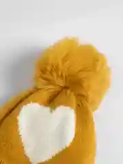 Бронзовый шапка детская, вязаная