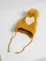 Бронзовый шапка детская, вязаная