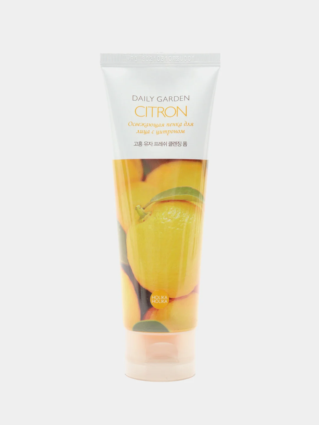 Очищающая пенка для лица с цитроном Holika Holika Daily Garden Citron, 120 мл