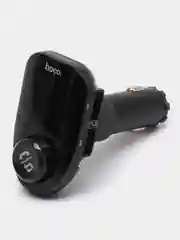 Черный автомобильный FM-модулятор Hoco E45, Bluetooth трансмиттер, автомобильная зарядка