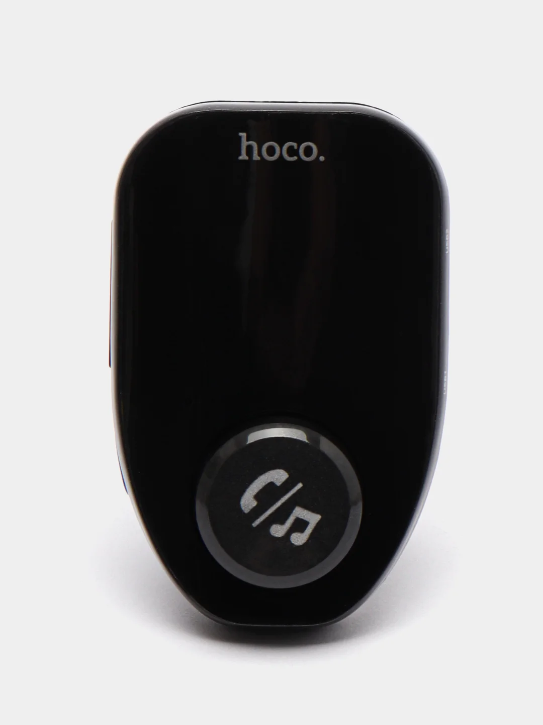 Черный автомобильный FM-модулятор Hoco E45, Bluetooth трансмиттер, автомобильная зарядка