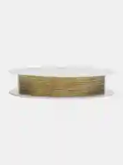 Золотой проволока для бисера, гибкая, средней жесткости