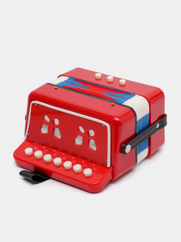 Музыкальная игрушка "Гармонь", детская, цвет красный