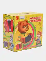 Музыкальная игрушка "Гармонь", детская, цвет красный
