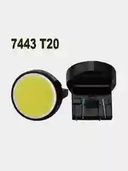 Белый светодиодные габаритные лампы COB W21/5W - 7443, 7440, T20, W21W, для Лада Грантьа, Веста