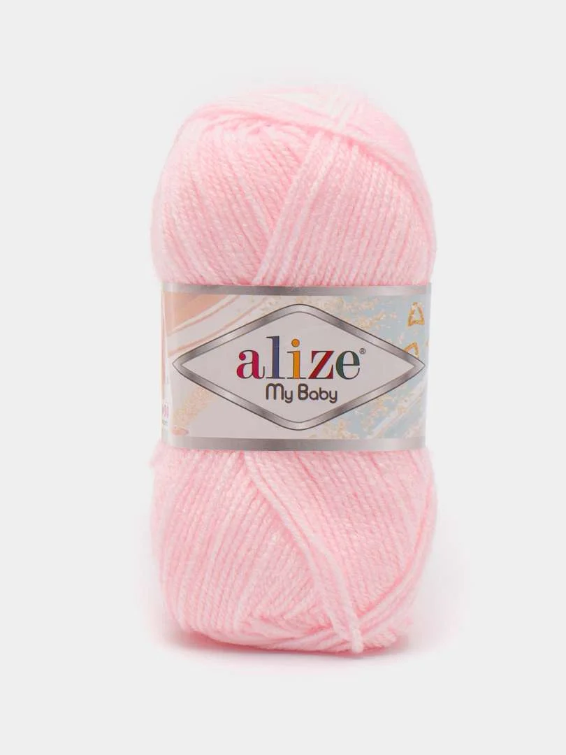 Пастельно-коралловый пряжа детская Alize (Ализе) My Baby, 5 штук, акрил, 50 г, 150 м