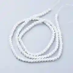 Белый бусины стеклянные жемчужные 6 мм, разные цвета для создания украшений, плетения с бисером