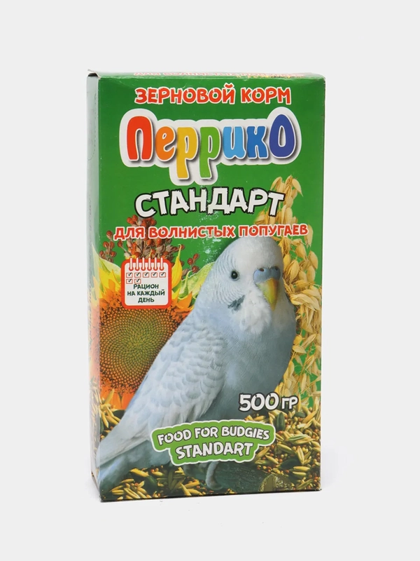 Корм для волнистых попугаев "Перрико", 500 г