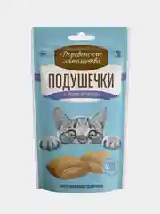 Лакомство для кошек Деревенские лакомства "Подушечки ", с пюре из краба, 30 г