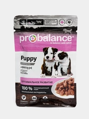 Корм влажный для щенков ProBalance "Puppy Immuno Protection", 25 штук по 85 г