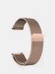 Бежевый меланж металлический ремешок 18, 20, 22 мм Миланская петля Galaxy Watch Huawei Garmin Amazfit