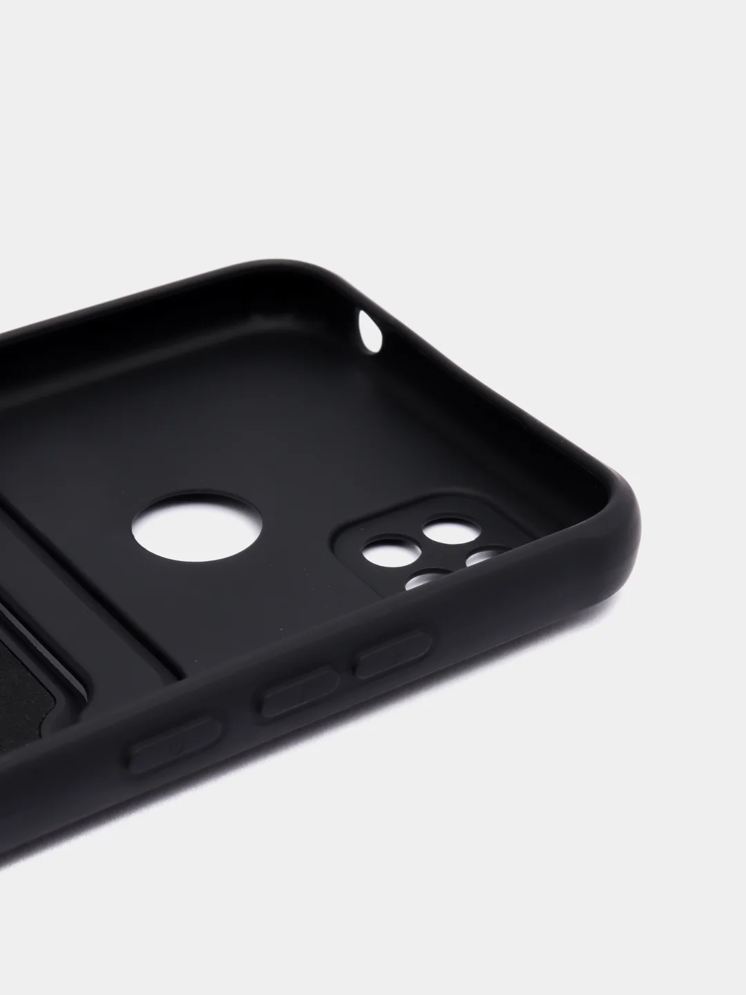 Синий чехол Xiaomi Redmi 10A / 9C, Сяоми Редми 10А / 9С, с карманом для карты, силиконовый