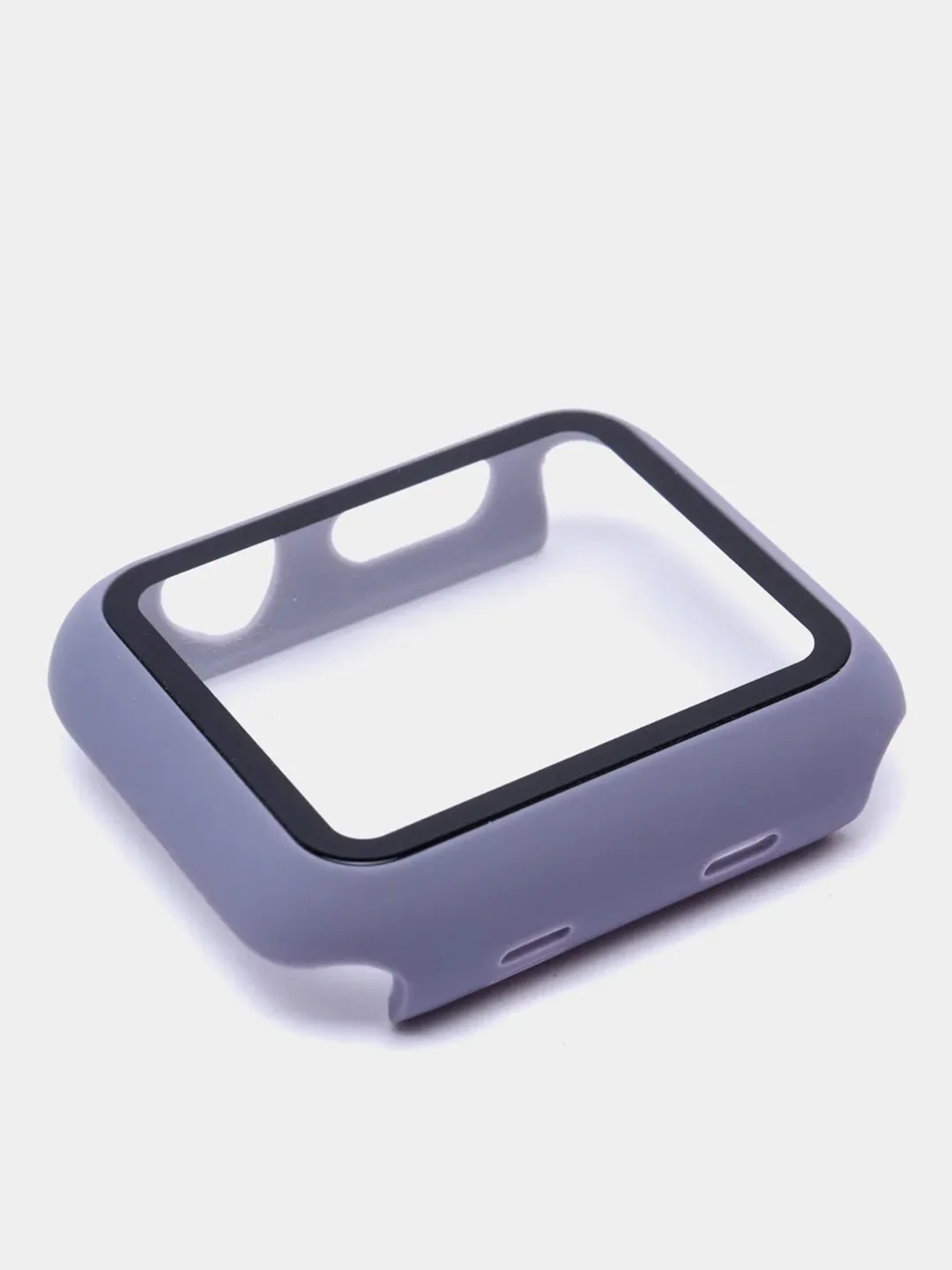 Небесно-голубой бампер с защитным стеклом для Apple Watch 38/40/41/42/44/45/49