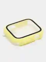 Лимонный бампер с защитным стеклом для Apple Watch 38/40/41/42/44/45/49
