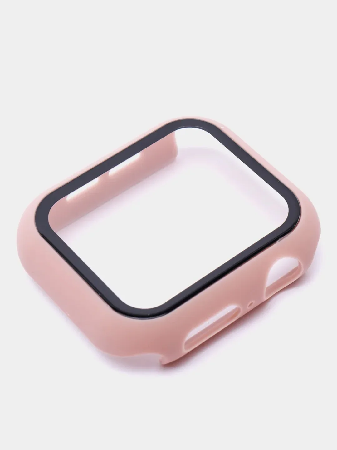 Коралловый меланж бампер с защитным стеклом для Apple Watch 38/40/41/42/44/45/49
