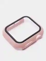 Коралловый меланж бампер с защитным стеклом для Apple Watch 38/40/41/42/44/45/49
